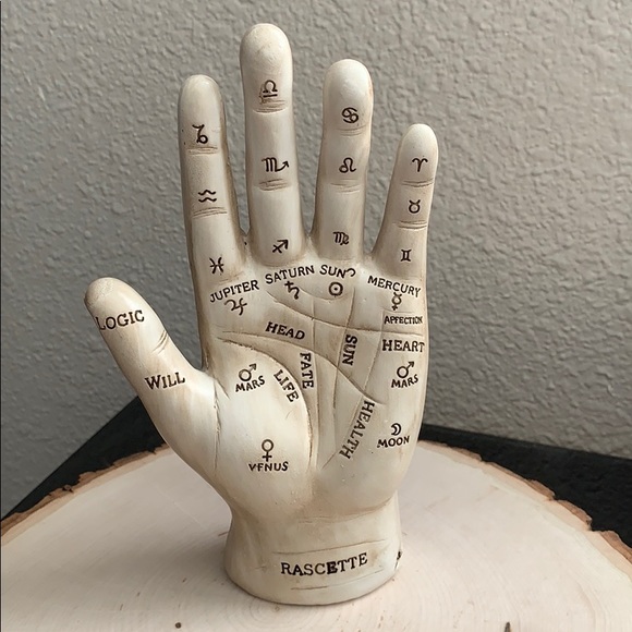 ashland Other - Palmistry Tabletop Resin Hand Ashland Halloween
